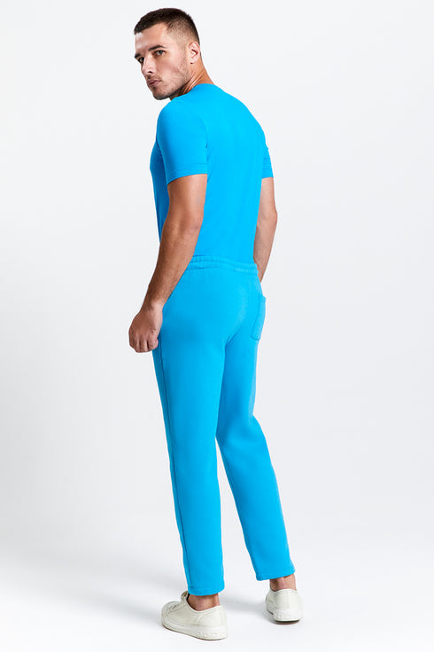 CALÇA RETA TURQUESA