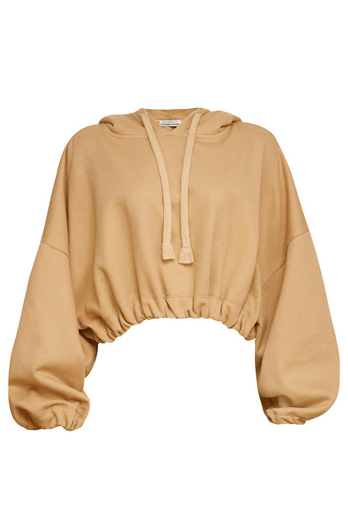 CROPPED HOODIE CAMELO