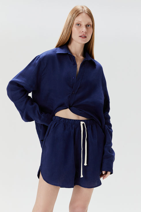 SHORTS ALFAIATARIA NAVY