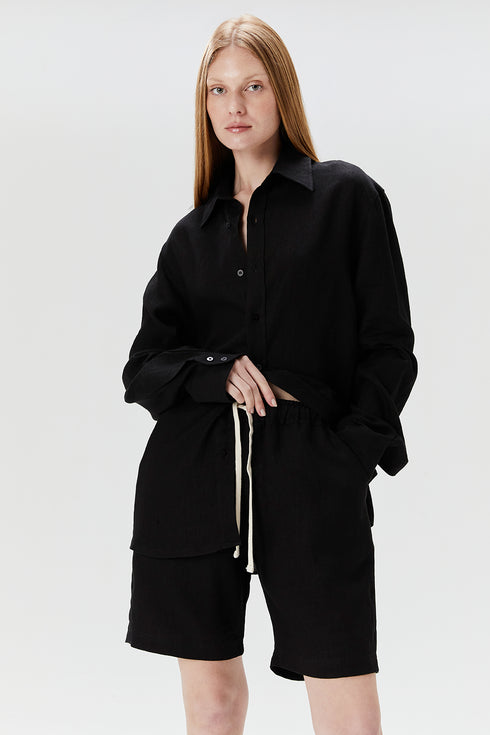 BERMUDA ALFAIATARIA PRETO