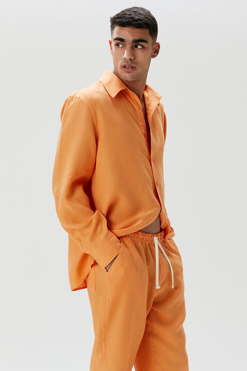 CAMISA OVERSIZED TANGERINA