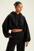 CROPPED HOODIE PRETO