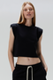 CROPPED REGATA PRETO