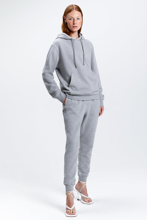 CALÇA C/ PUNHO CINZA