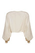 CROPPED SHOULDER PAD OFF-WHITE