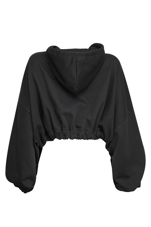 CROPPED HOODIE PRETO