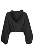 CROPPED HOODIE PRETO