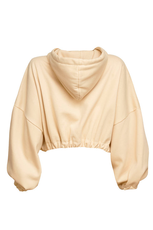 CROPPED HOODIE MANTEIGA
