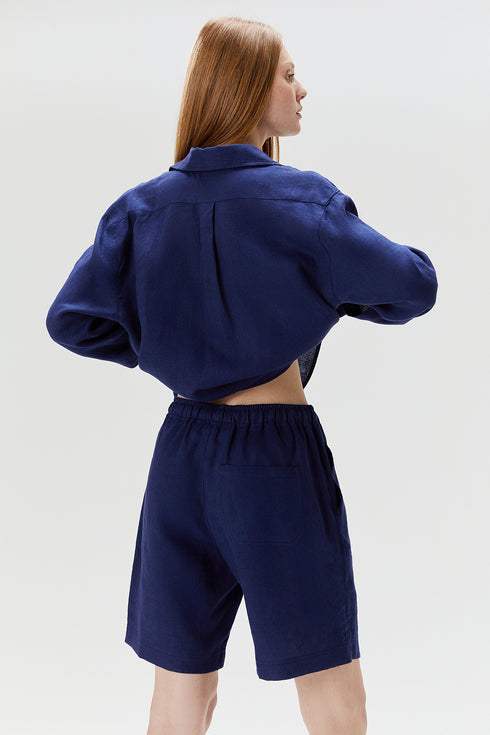 BERMUDA ALFAIATARIA NAVY