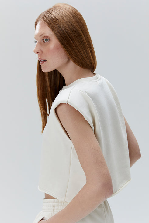 CROPPED REGATA OFF-WHITE