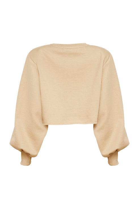 CROPPED SHOULDER PAD MANTEIGA