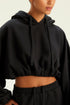 CROPPED HOODIE PRETO
