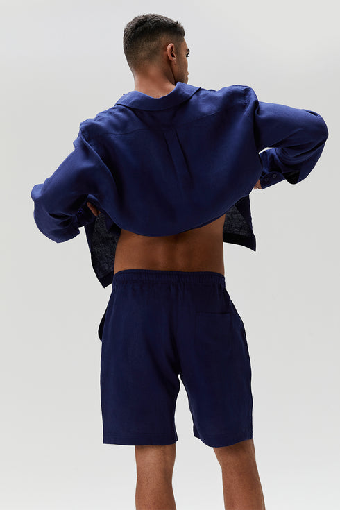 BERMUDA ALFAIATARIA NAVY