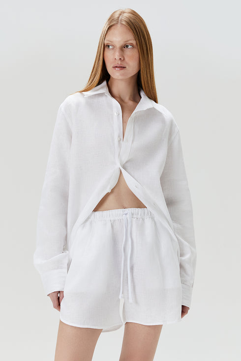 SHORTS ALFAIATARIA BRANCO