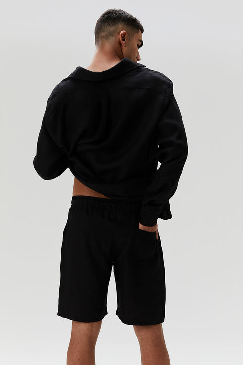 BERMUDA ALFAIATARIA PRETO