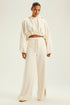 CROPPED HOODIE OFF-WHITE