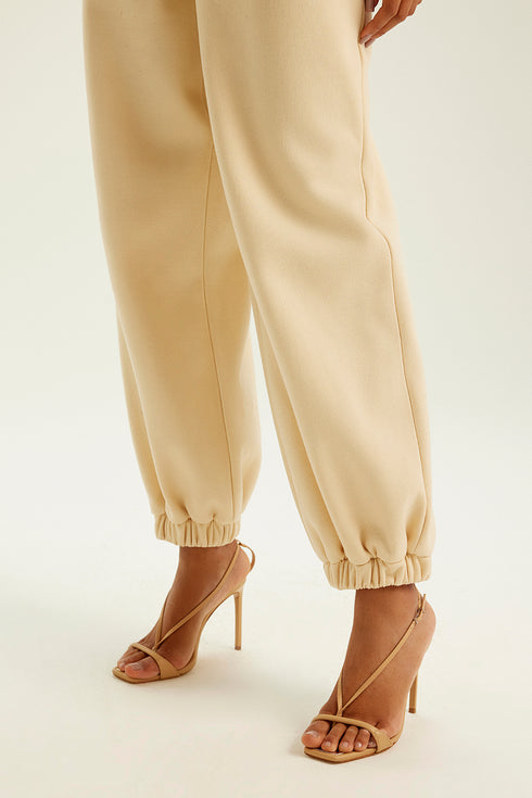 CALÇA TULIPA MANTEIGA