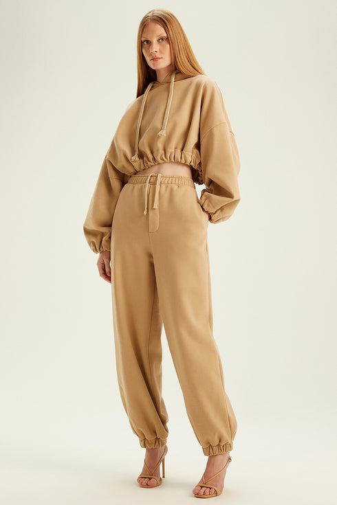CROPPED HOODIE CAMELO