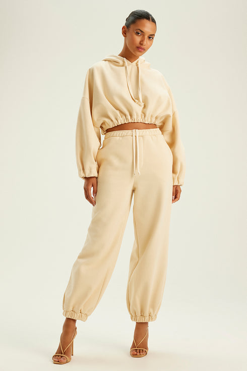 CALÇA TULIPA MANTEIGA