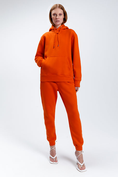 CALÇA C/ PUNHO LARANJA