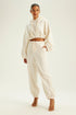 CROPPED HOODIE OFF-WHITE