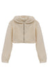 JAQUETA CROPPED OFF-WHITE
