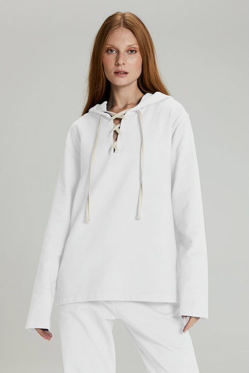 HOODIE RELAXED OFF-WHITE