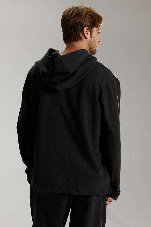 HOODIE RELAXED PRETO