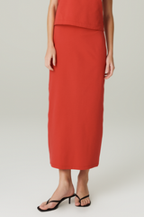 SAIA MID FAIXA VERMELHO/ OFF WHITE