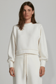 BLUSA GOLA ALTA OFF WHITE
