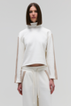 BLUSA BICOLOR OFF WHITE