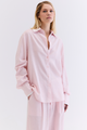CAMISA RECORTE LINHO ROSA