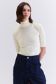 BLUSA FLUIDO MANGA CURTA OFF WHITE