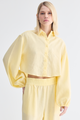 CAMISA MANGAS BUFANTE AMARELO