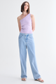 CALÇA JEANS BAGGY CLARO