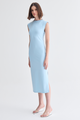 VESTIDO RETO AZUL CLARO