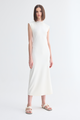 VESTIDO RETO OFF WHITE