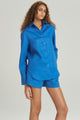 CAMISA OVER LINHO AZUL