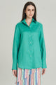 CAMISA OVER LINHO VERDE