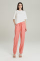 CALÇA ELÁSTICO ROSA