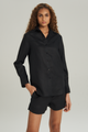 CAMISA OVER LINHO PRETO
