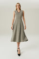 VESTIDO JACQUARD MID MESCLA