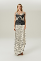 SAIA BABADO GGT ESTAMPADO OFF WHITE