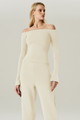 BLUSA OMBRO A OMBRO OFF WHITE